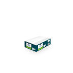 METRO PROFESSIONAL toalla de 2 capas y corte en V. Caja de 20 paquetes x 190 unidades