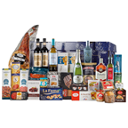 Arcón Cartón Cesta de Navidad 31 artículos