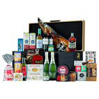 Lote Arcón madera Cesta de Navidad 27 artículos