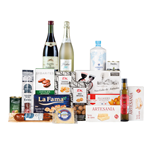 Lote Sin Alcohol Cesta de Navidad 17 artículos