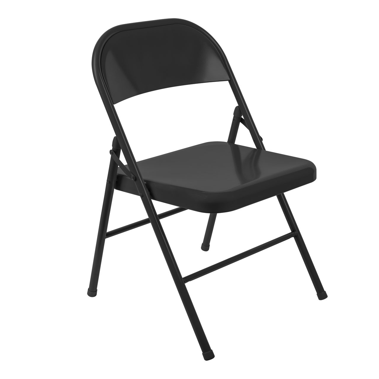 METRO PROFESSIONAL silla negra plegable Bistro acero