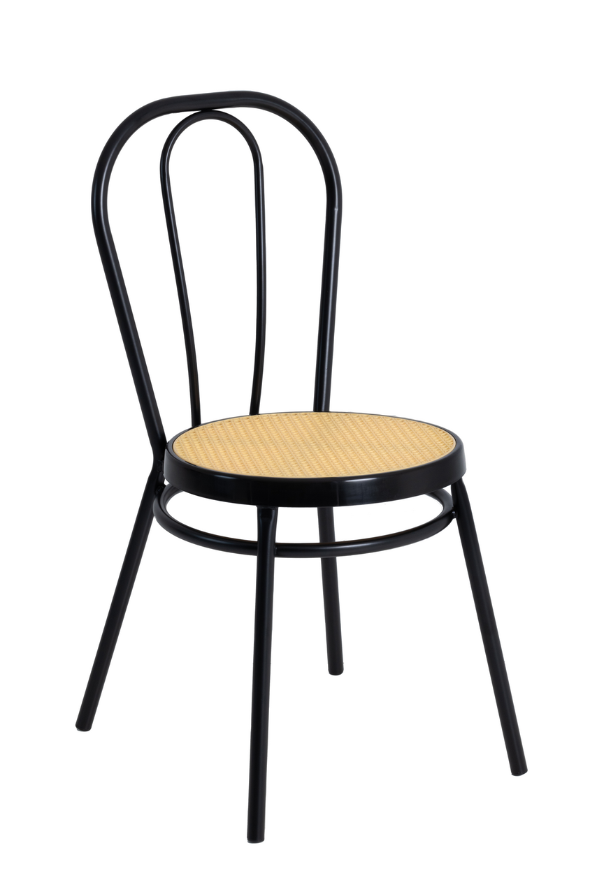 METRO PROFESSIONAL silla apilable de acero y plástico de 49 x 44 x 87 cm