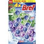 Bref colgador wc pino/lavanda de 50 gr contiene 4 unidades