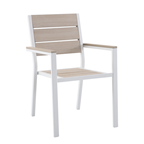 METRO PROFESSIONAL silla acero y madera