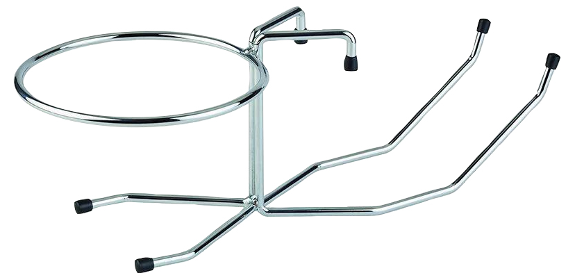 METRO PROFESSIONAL soporte mesa cubo acero inoxidable de 18 cm