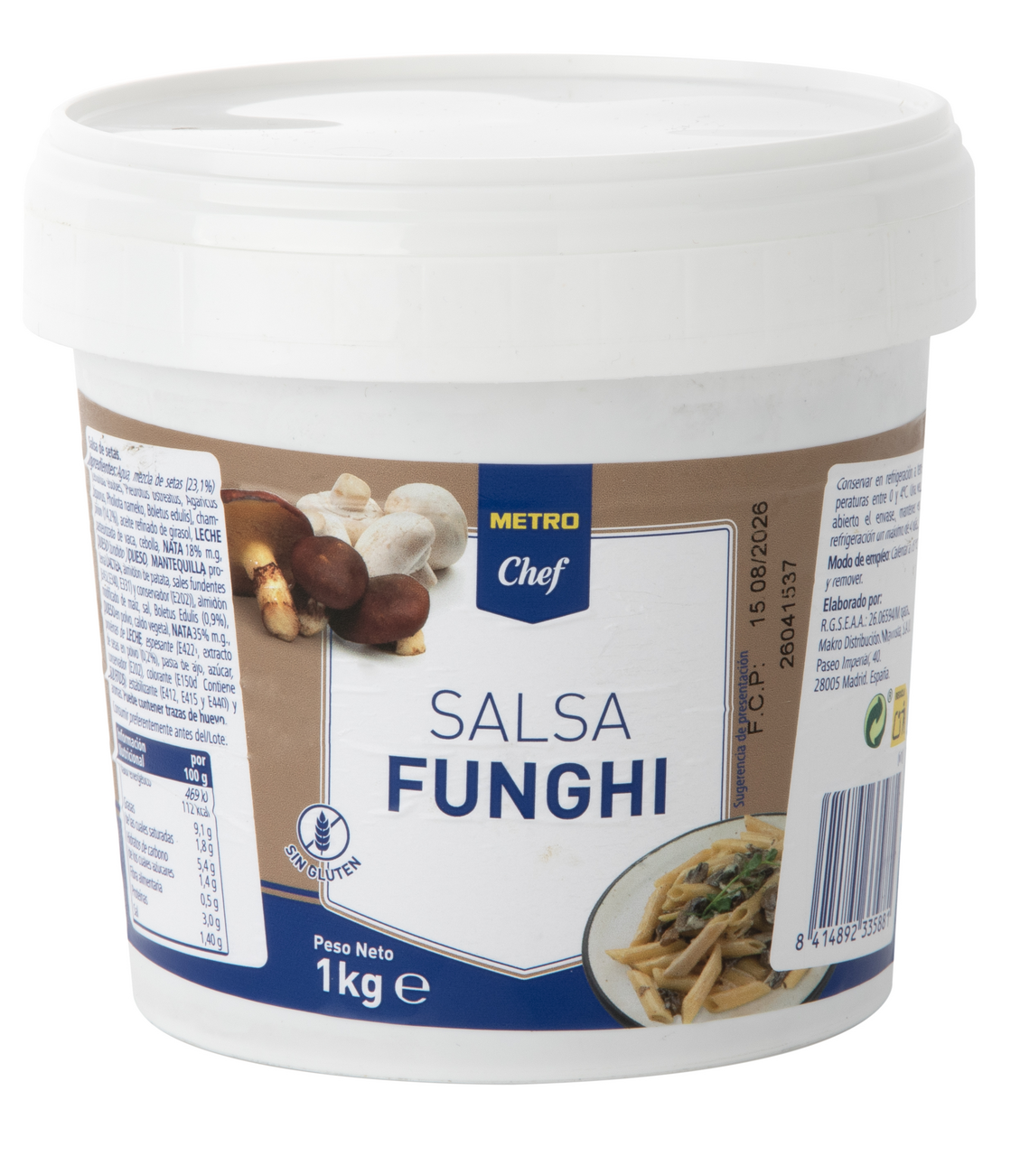 METRO Chef salsa funghi de 1 kg