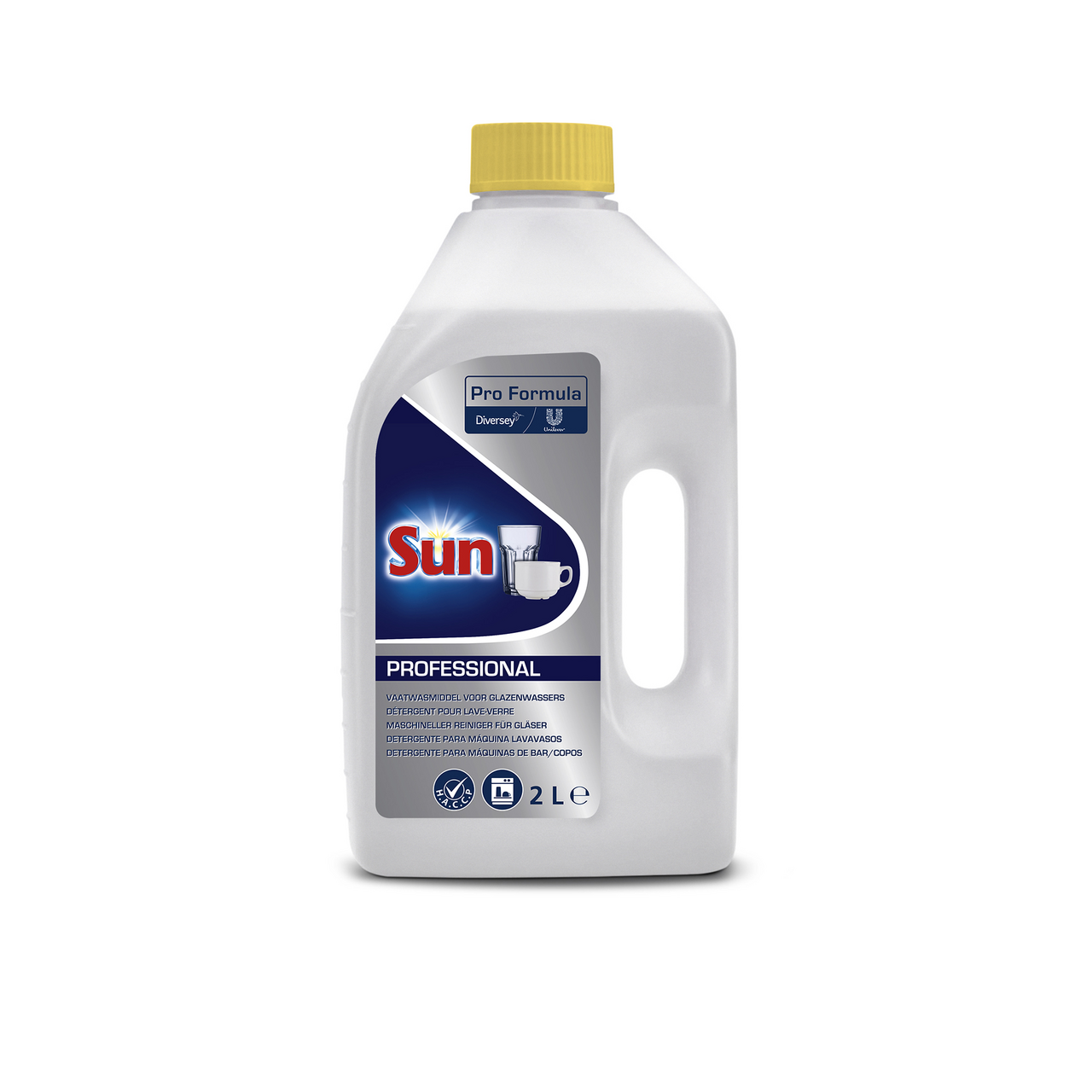 Sun Prof detergente líquido lavavasos-lavado automático de vajillas 2 litros