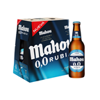 Mahou cerveza rubia 00pack de 6 botellas de 25 cl (10,070 g )