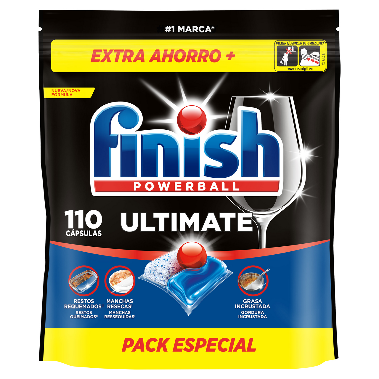 finish lavavajillas ultimate 110 pastillas