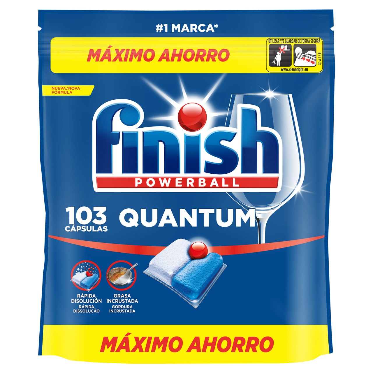 finish lavavajillas quantum 103 pastillas
