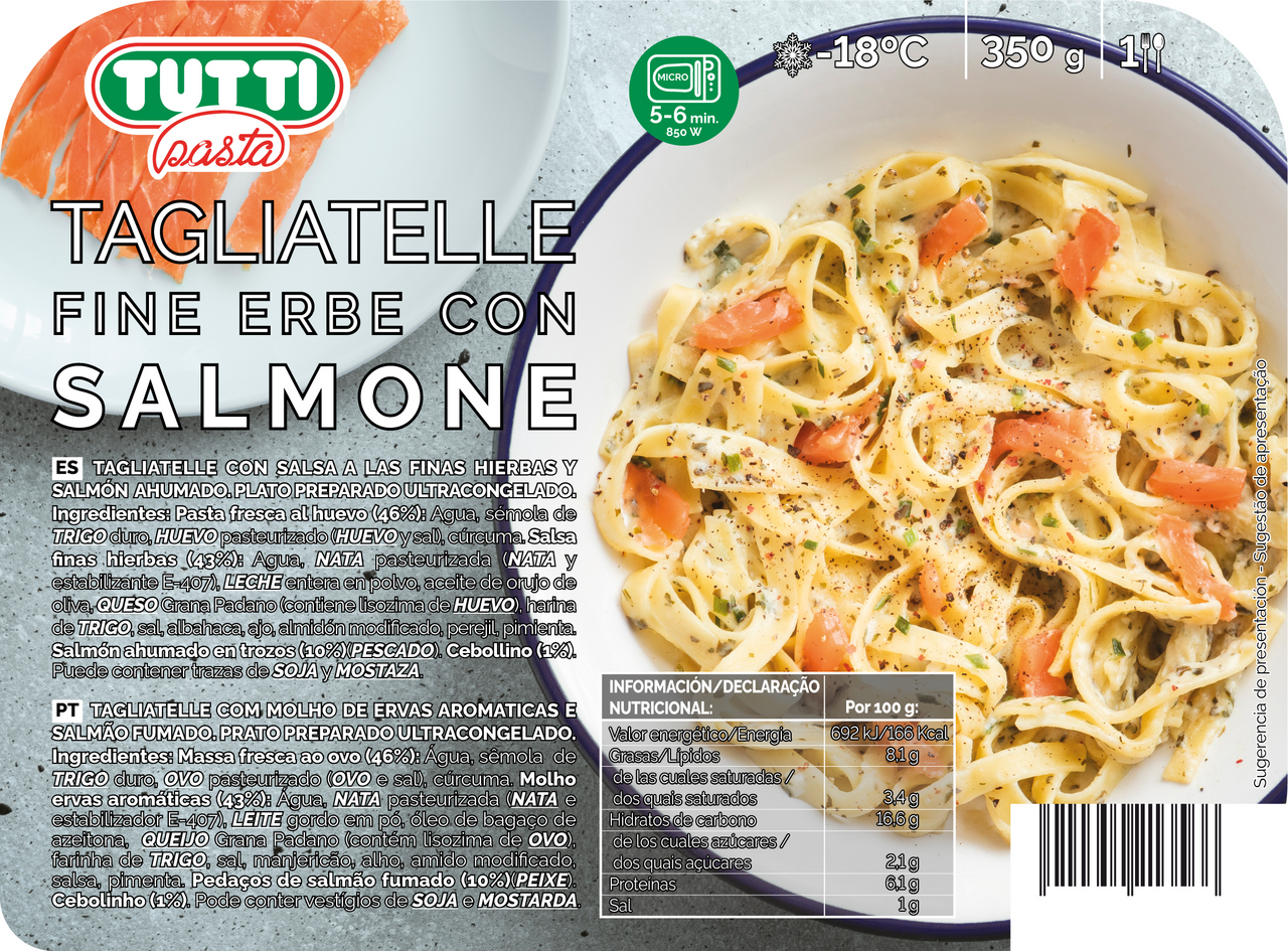TAGLIATELLE SALMON TUTTI 350GR