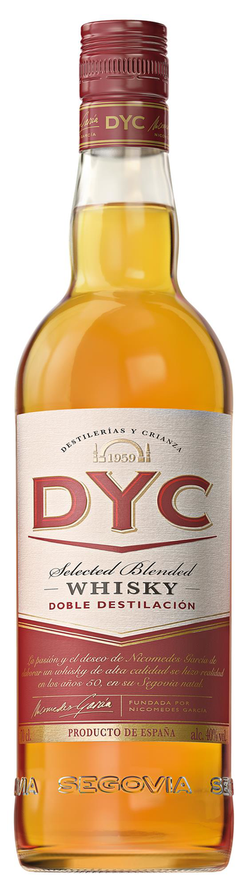 DYC 5 whisky botella 70cl Alc. 40% vol.