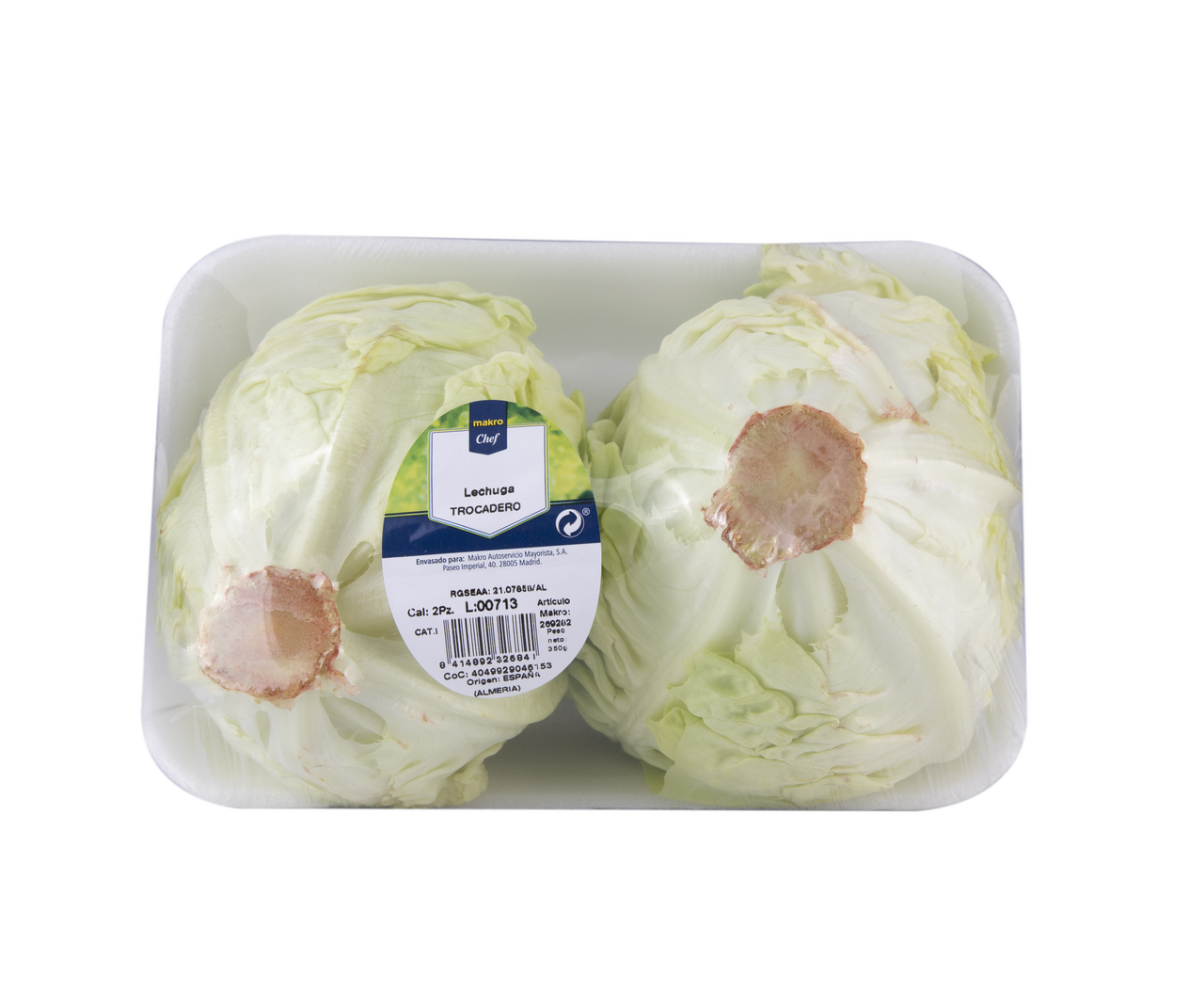 METRO Chef Lechuga trocadero bandeja 2ud