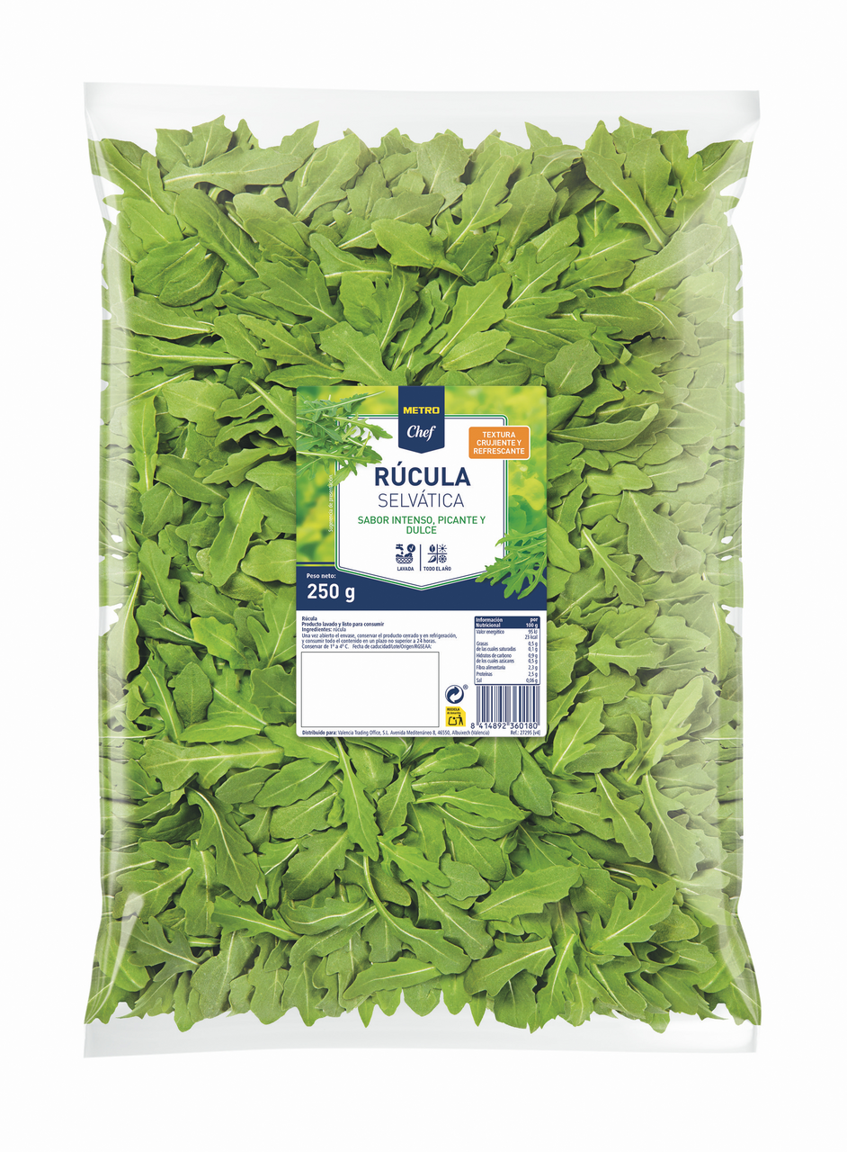 METRO Chef Rúcula selvatica bolsa 250g