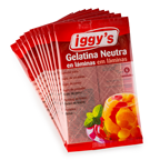 Iggy's gelatina 6 laminas x10 60g