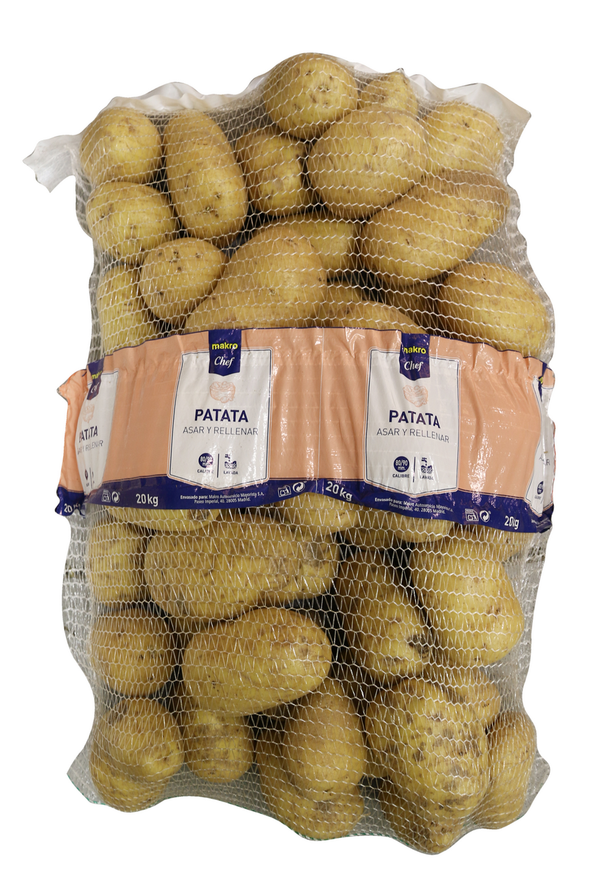 METRO Chef Patata lavada asar Calibre 80/90 saco 20kg