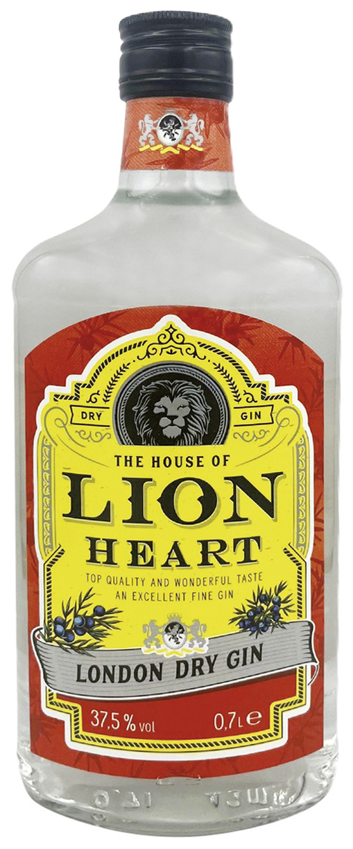 LION HEART ginebra botella 70cl
