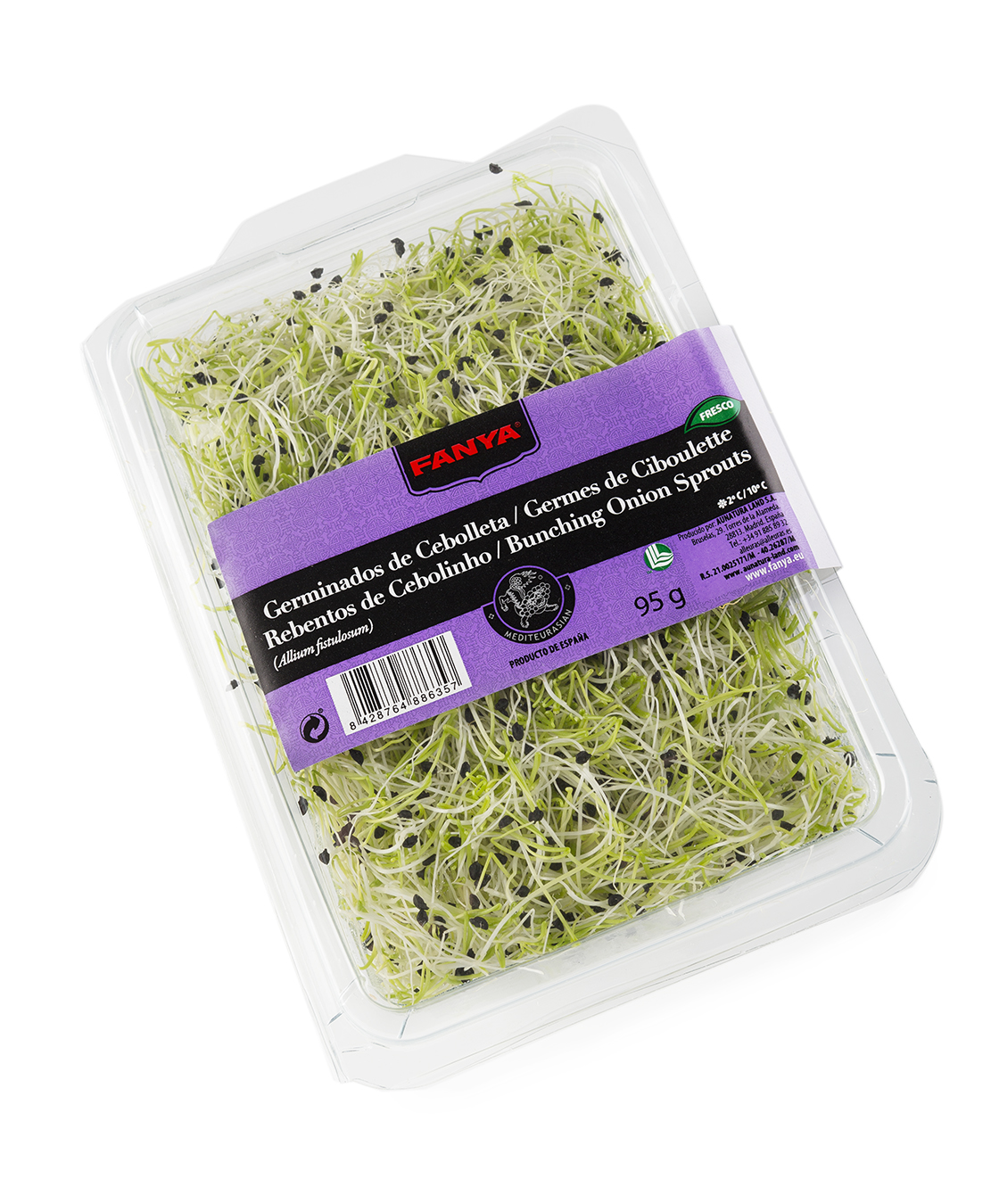 Germinado de cebolleta en bandeja 95g