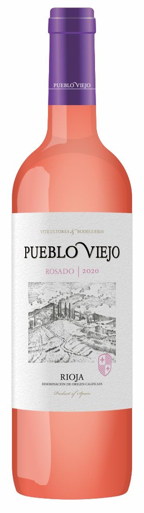 PUEBLO VIEJO vino rosado Rioja botella 75 cl