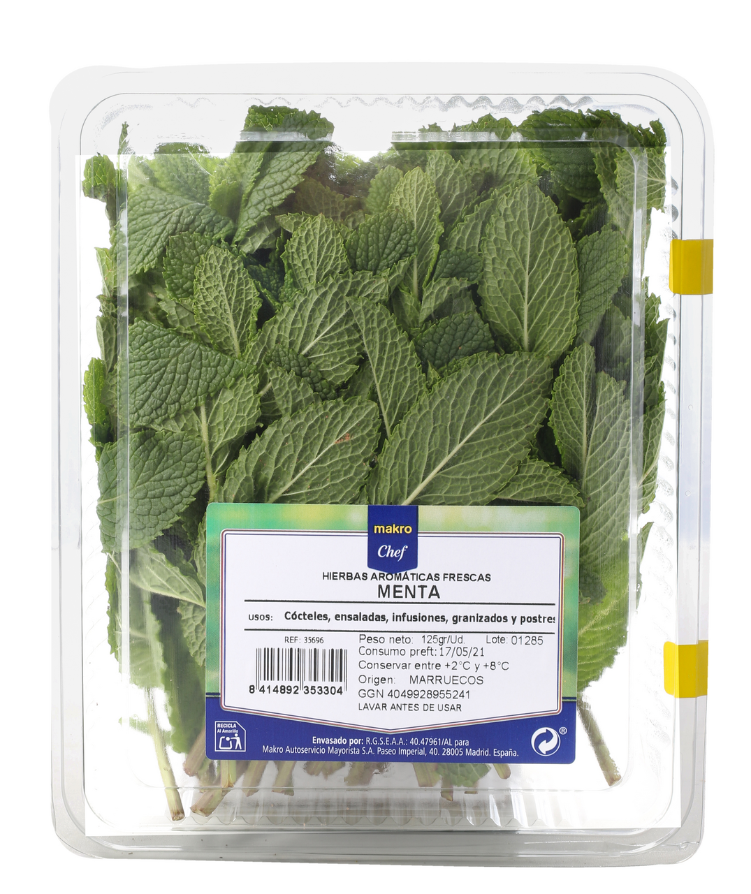 METRO Chef Menta fresca mixta bandeja 125g