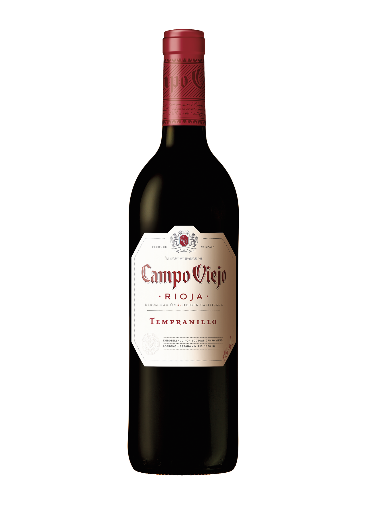 Campo Viejo vino tinto coupat varias cosechas botella 75cl