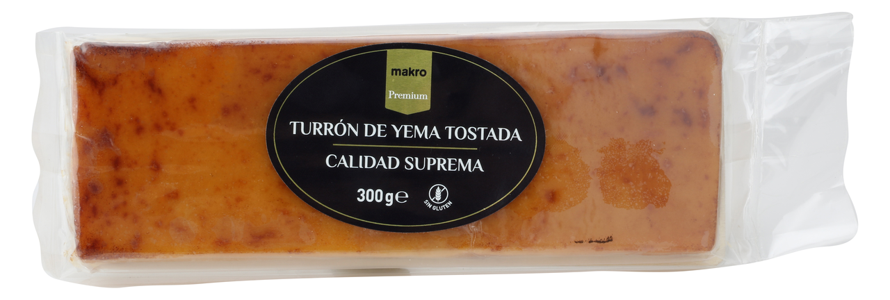 METRO Premium turrón yema tostada 300g