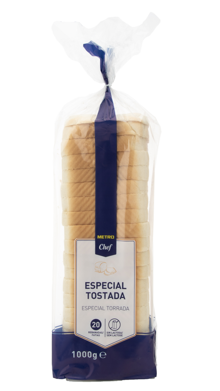 METRO Chef pan de molde tostada 11x11cm 1Kg