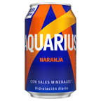 AQUARIUS naranja 33 cl retráctil de 24 latas
