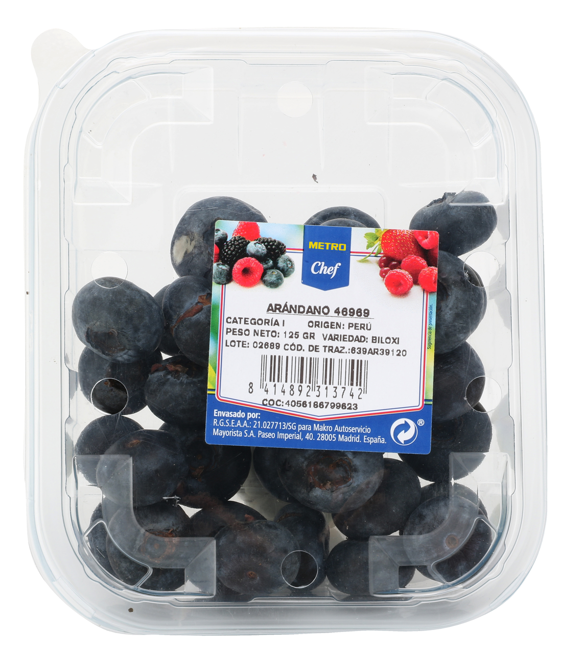 METRO Chef Arándano tarrina 125g