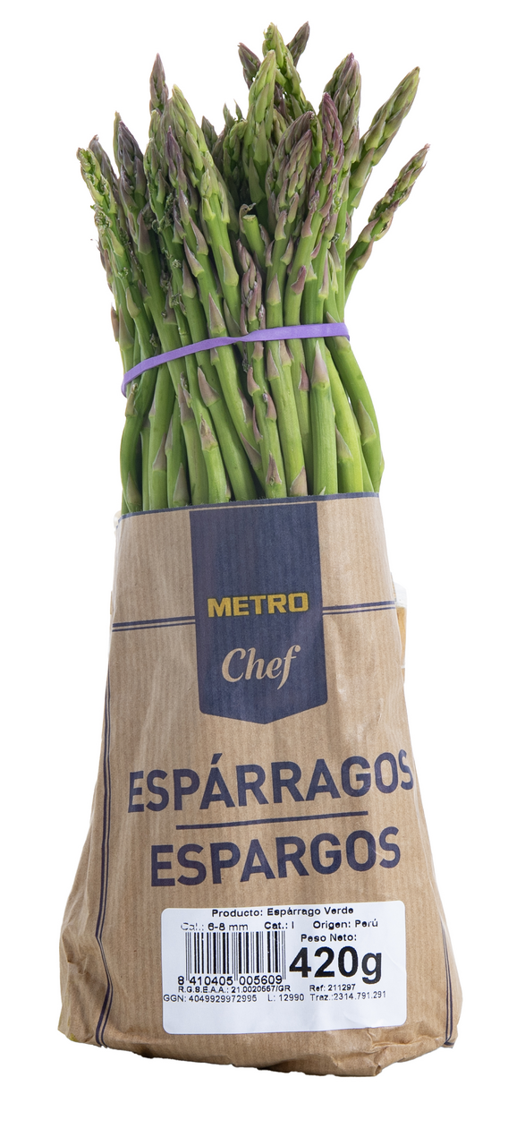 METRO Chef Espárrago verde manojo 420g