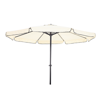Ruimteschip Ruwe slaap anders Tarrington House parasol aluminio con manivela crudo 4m | Makro