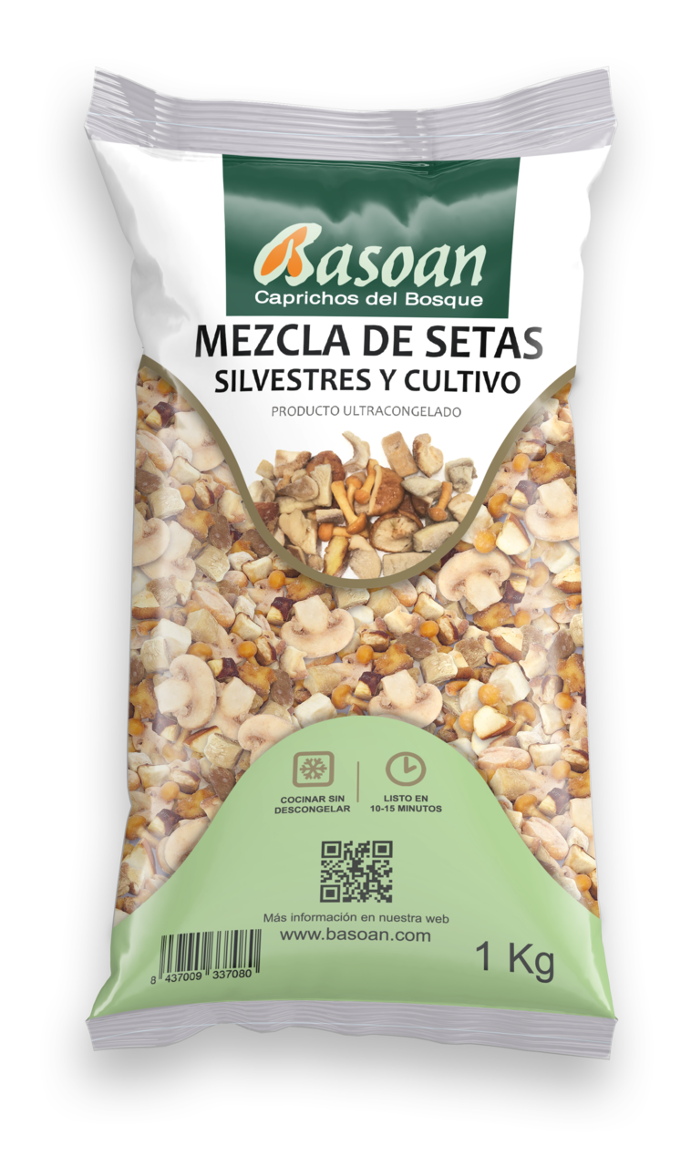 Basoan Mix de setas silvestres y cultivadas 1Kg