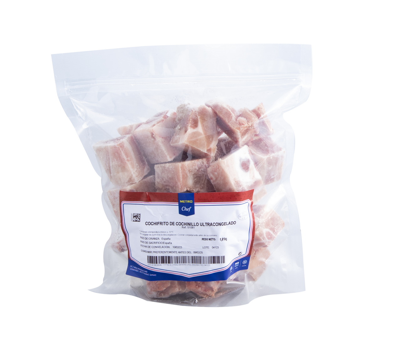 METRO Chef Cochifrito congelado 1kg precio kg