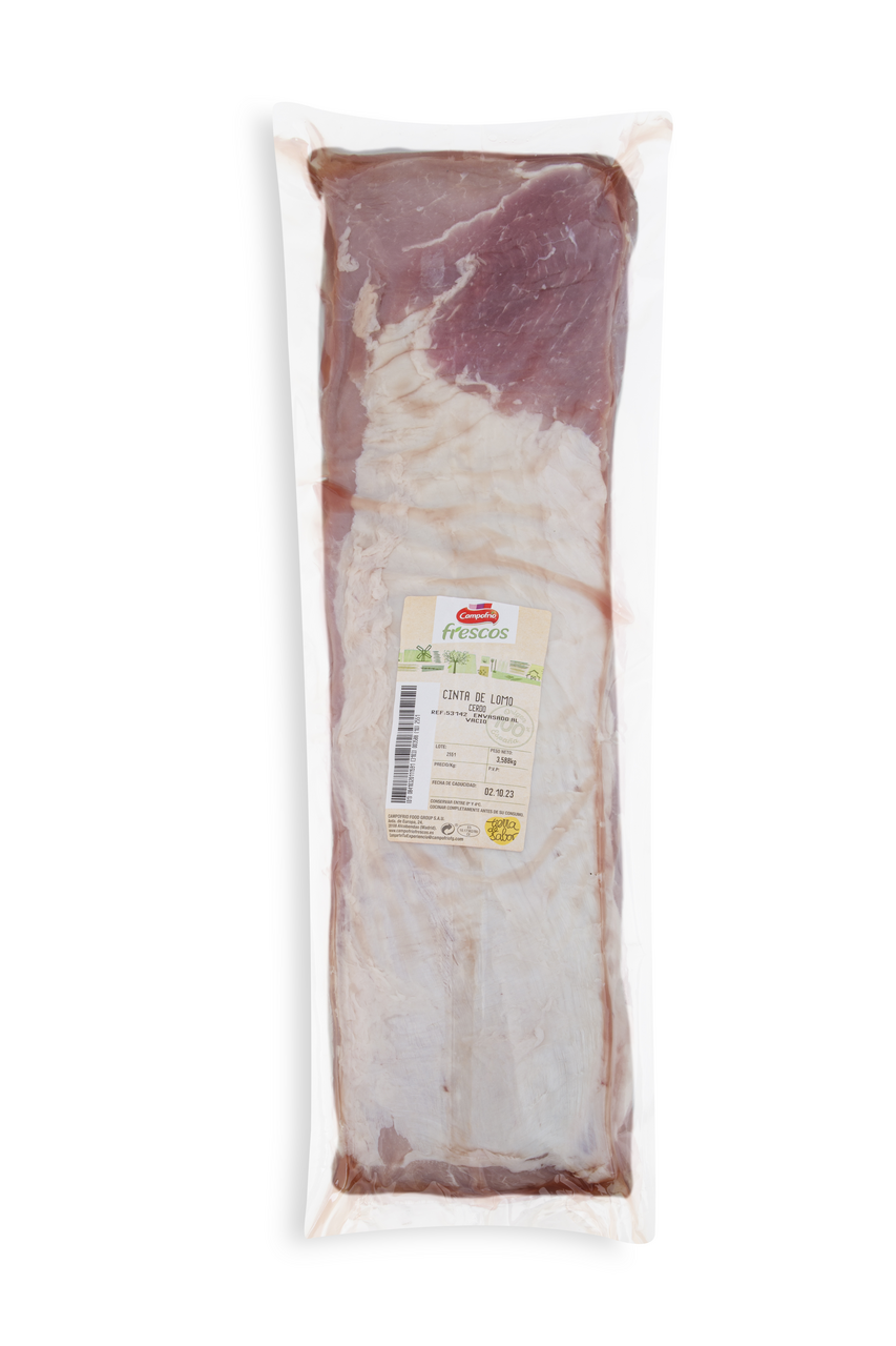 Cinta de lomo de cerdo precio kg