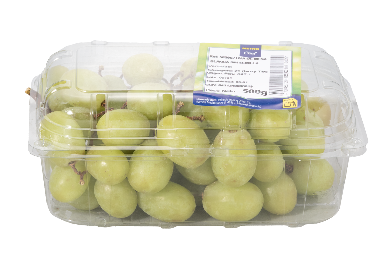 METRO Chef Uva blanca sin pepitas tarrina 500g