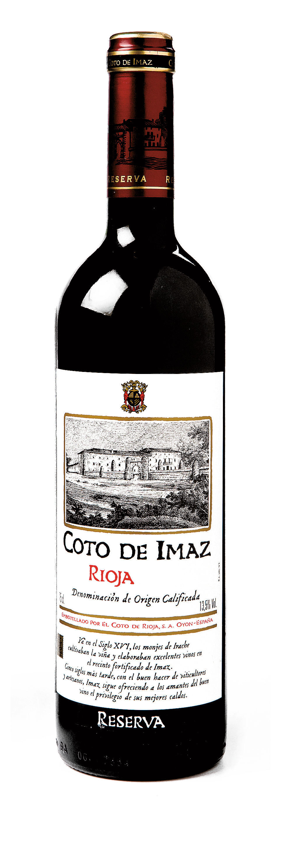 Coto De Imaz vino tinto reserva botella 75cl