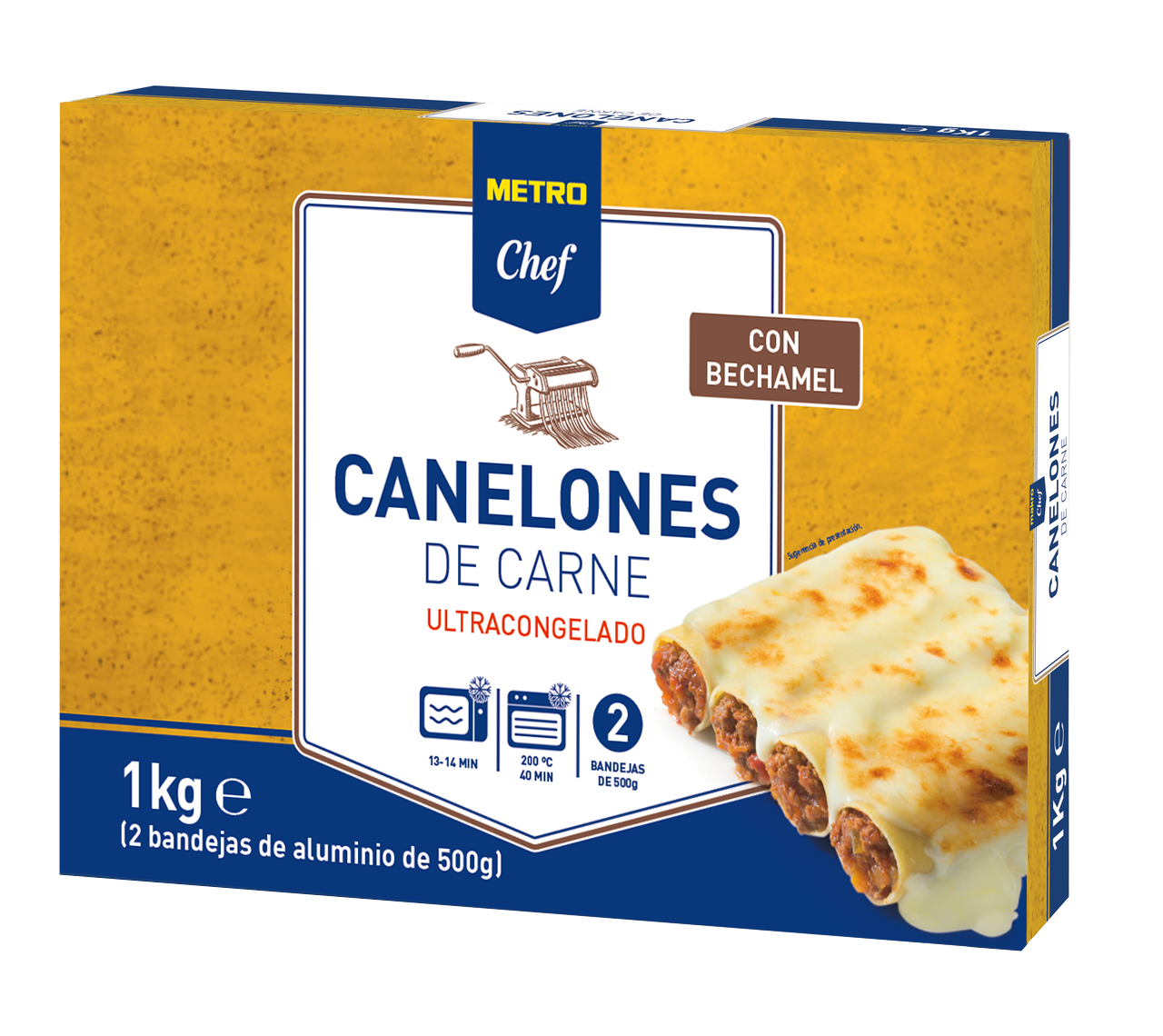 METRO Chef canelones de carne 2X500g