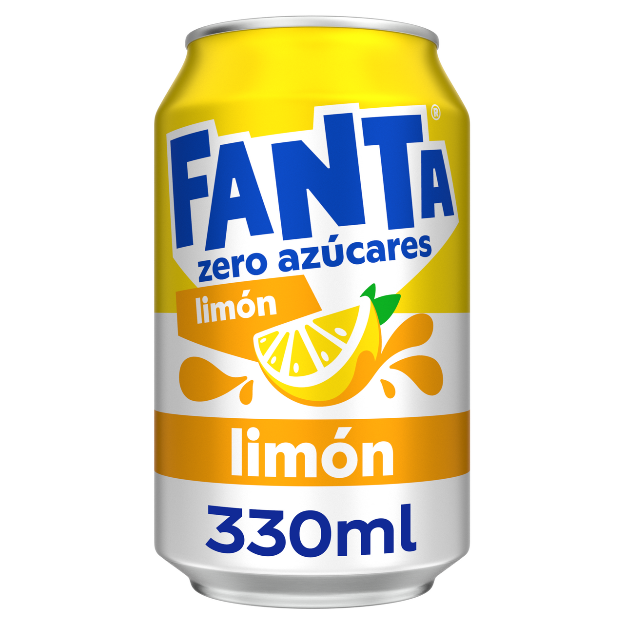 Fanta limón zero lata 33cl contiene 24 unidades