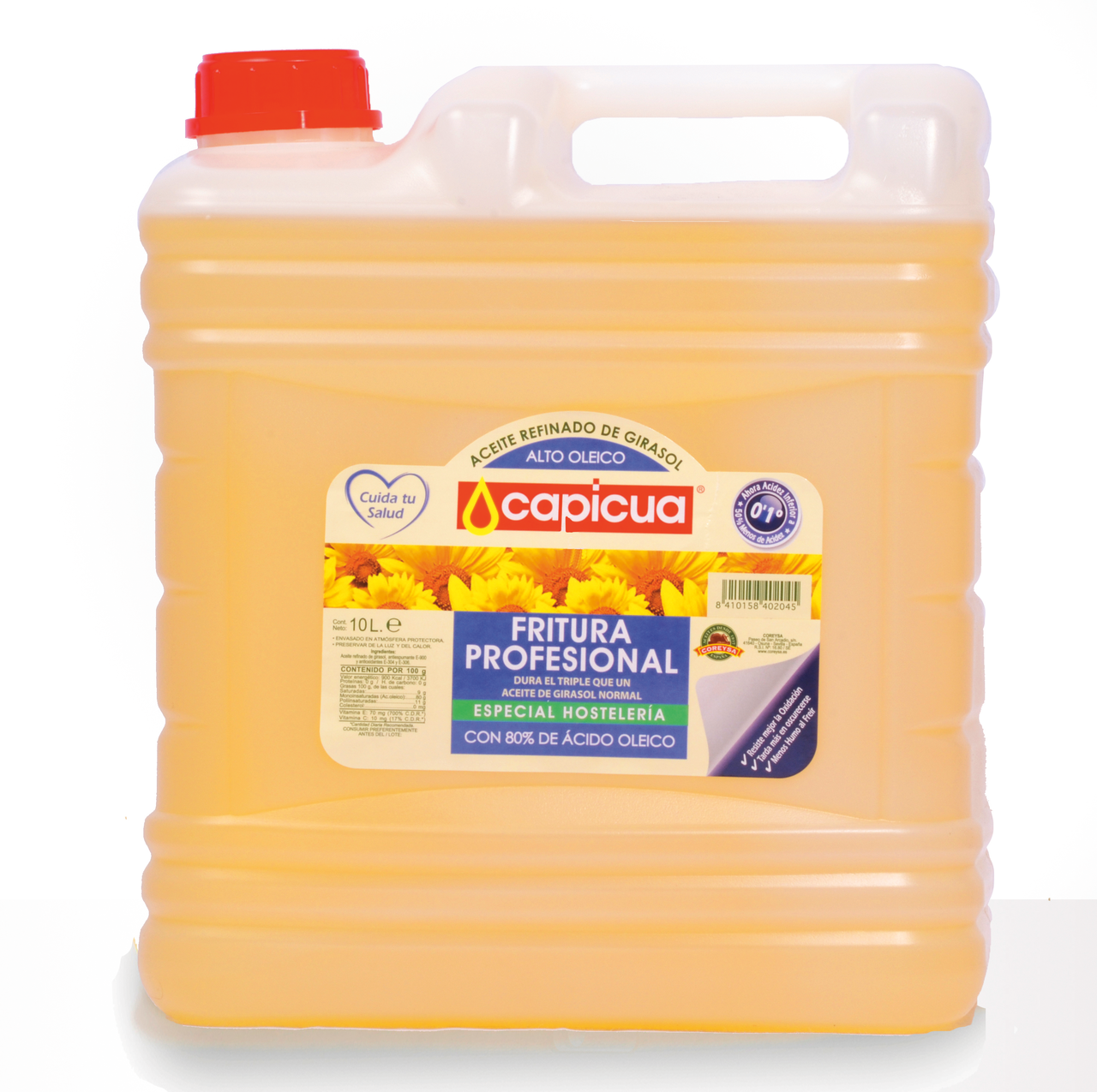 Capicua aceite girasol alto oléico bidón 10l