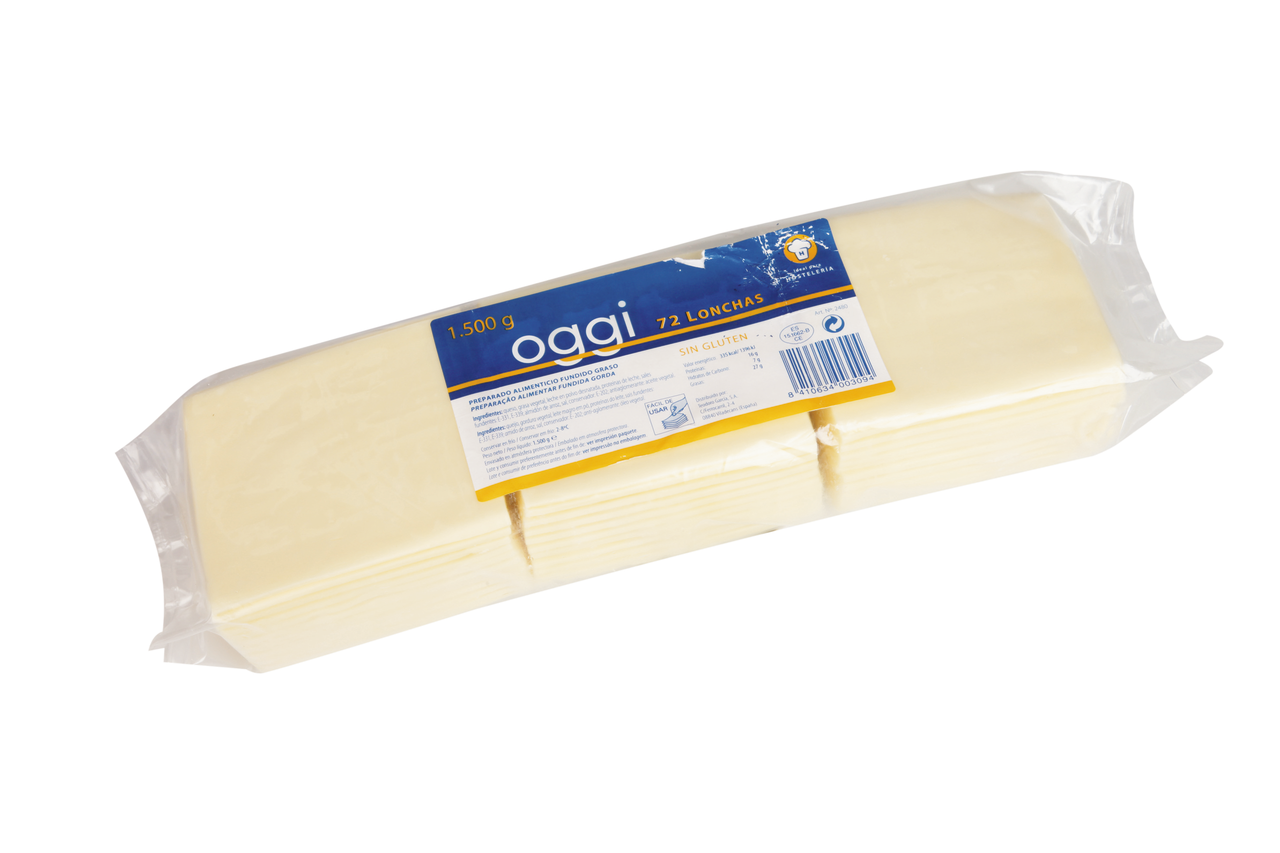 Oggi para sandwich 72 lonchas en pack 1,5 Kg