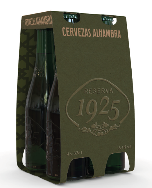 ALHAMBRA cerveza reserva 1925 botella 33cl x6