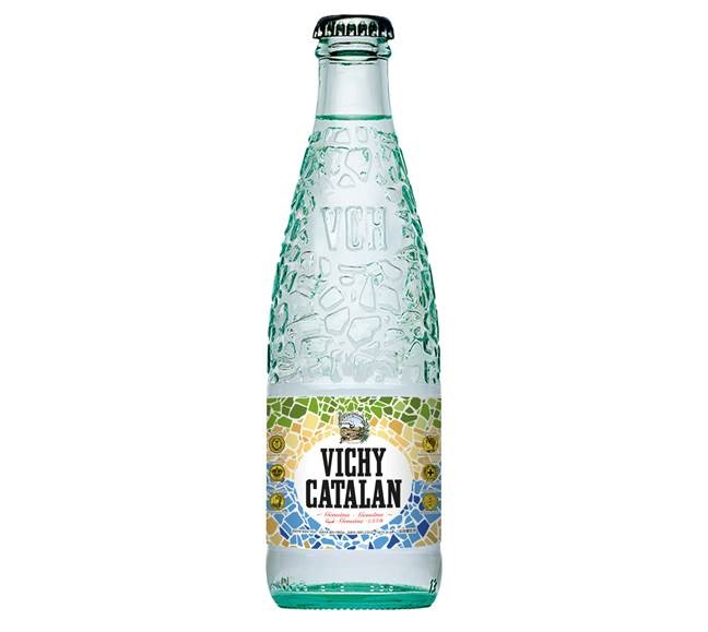 VICHY CATALAN agua con gas botella 30 cl contiene 24 unidades