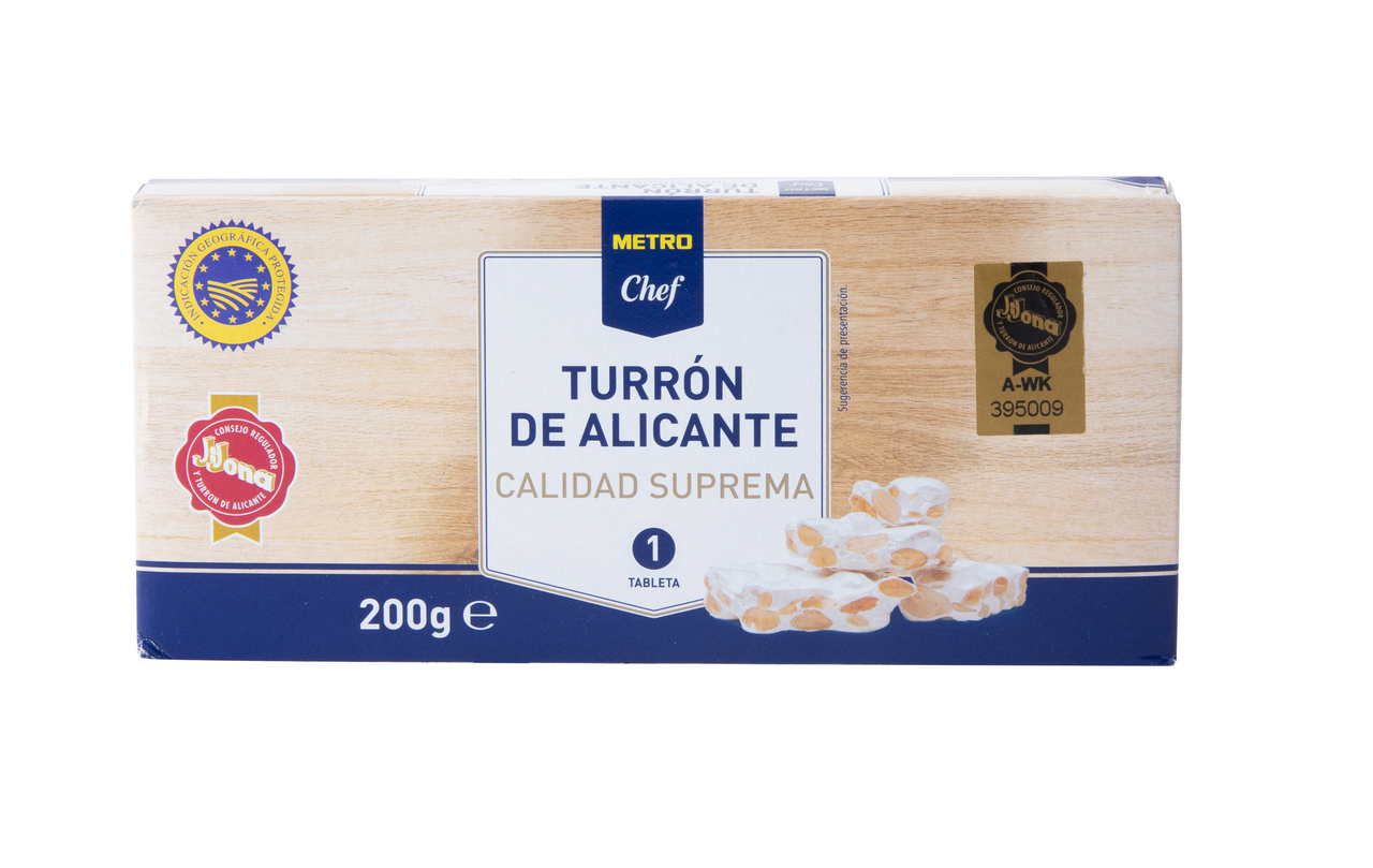 METRO Chef turrón duro extra 200 g