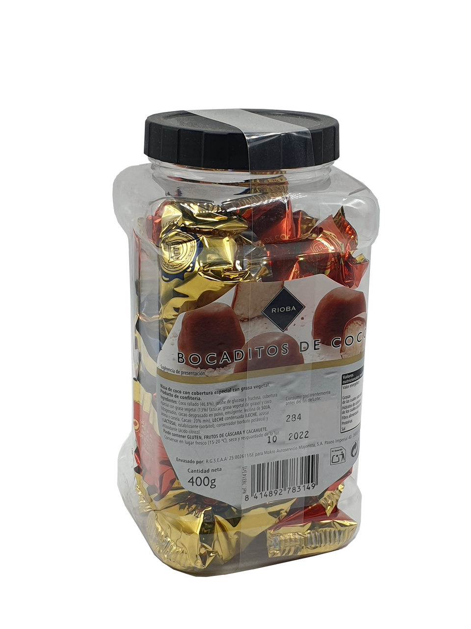 RIOBA bocaditos de coco 400 g