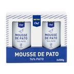 makro Chef mousse de pato 500g contiene 2 unidades (total 1Kg)