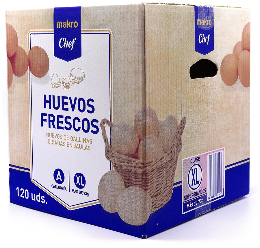 METRO Chef huevo XL 73 g en caja de 10 docenas