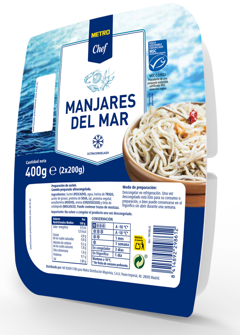 METRO Chef manjares de mar 2x200g