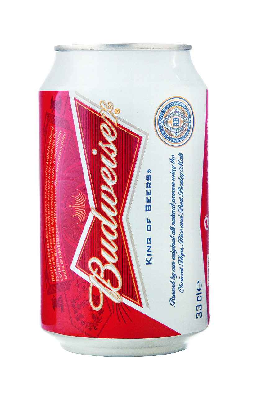 BUDWEISER cerveza americana 33cl contiene 24 latas