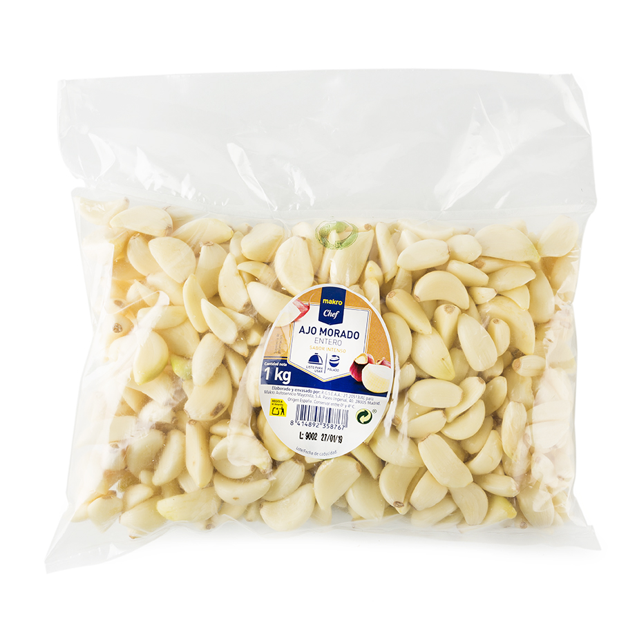 METRO Chef Ajo morado pelado bolsa 1kg .