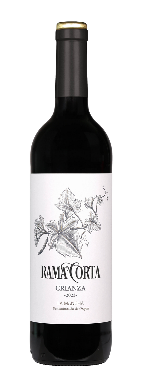 RAMA CORTA vino tinto crianza La Mancha botella 75 cl